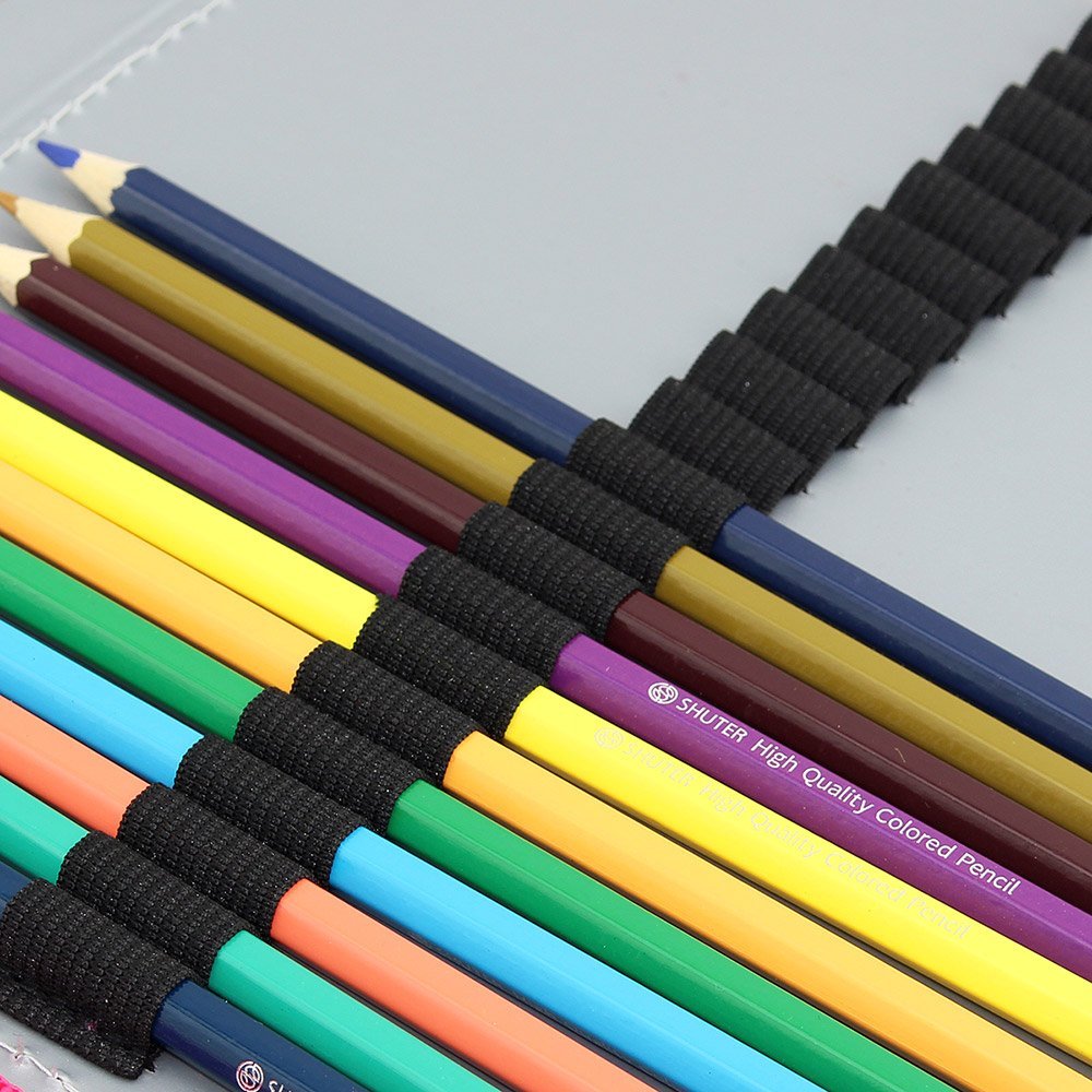 Buy Shulaner 192 Pencil Case or 144 Slots Gel Pen Case Holder, Large  Capacity Pencil Pen Organizer Bag with Zipper for Watercolor Colouring  Pencil, Gel Pen - Purple Online at desertcartKUWAIT